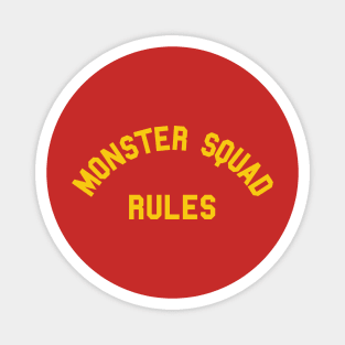 Monster Squad Rules Magnet